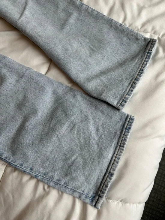 Abercrombie & Fitch Light Blue High-Rise Slim Straight Jeans - Picture 5 of 5